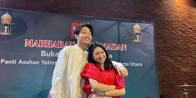 Potret Kiesha Alvaro Berbagi dengan Anak Yatim Saat Ramadan