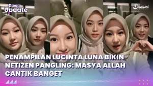 Penampilan Lucinta Luna Berhijab Bikin Melongo