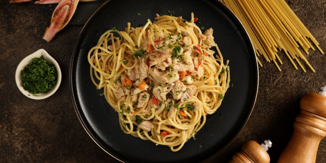 Keunikan Rasa Pasta dengan Olahan Kecombrang dan Tuna  