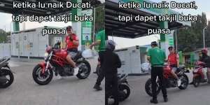 Viral Video Pengendara Moge Tolak Takjil Gratis, Jadi Sorotan Warganet