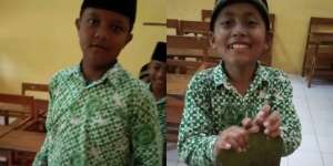 Momen Kocak Murid SD Dapat Tugas Bangun Ruang, Benda yang Dibawa di Luar Prediksi