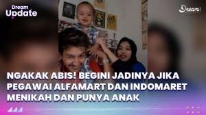 Ngakak Abis! Begini Jadinya jika Pegawai Alfamart dan Indomaret Menikah dan Punya Anak