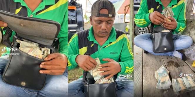 Ketika Tukang Parkir Pasar Senin Pamer Uang Satu Tas Hasil Kerjanya dalam Sehari, Netizen Auto Syok: 'Seketika Ingin Ganti Cita-Cita'