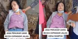 Viral Wanita Jasa Penukar Uang di Kalimalang Pingsan Usai Dirampok Pengendara Motor, Rp30 Juta Melayang
