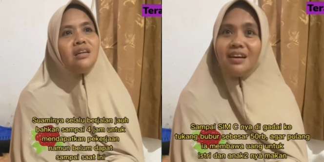 Kisah Prihatin Keluarga dengan 8 Anak Hidup Serba Kekurangan, Anak Sampai Makan Kertas Pembungkus Bolu dan Suami Gadai SIM C