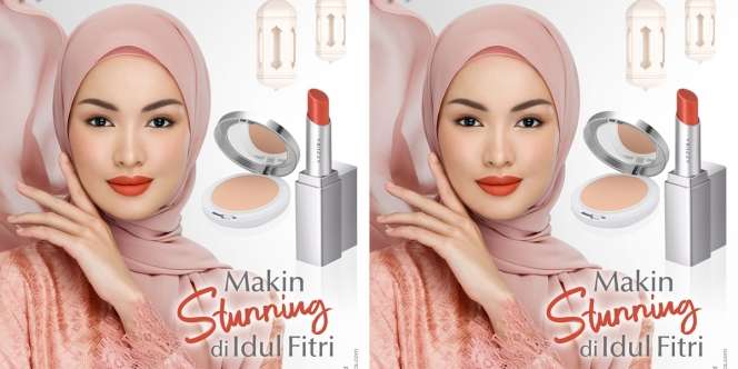 Makin Stunning di Momen Silaturahmi Idulfitri dengan AZZURA Cosmetics