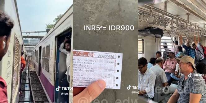 Momen WNI Naik Kereta di India Harga Tiket Tak Masuk Akal, Suasananya Bikin Ingat Masa Lalu