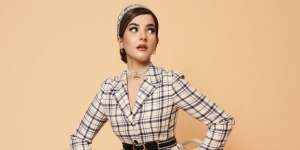 Obi Model Korset di Dress Tasya Farasya Berikan Kesan Langsing 