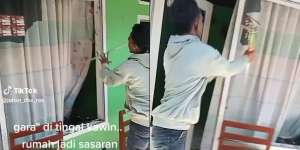 Tak Terima Ditinggal Nikah Kekasih, Pria Ini Ngamuk Pecahkan Kaca Jendela Rumah
