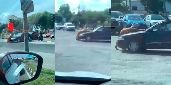 Cegah Suami Sakit Keluar Rumah, WNI di Malaysia Nekat Naik Kap Mobil yang Melaju