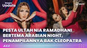 Penampilan Nia Ramadhani bak Cleopatra di Pesta Ultah