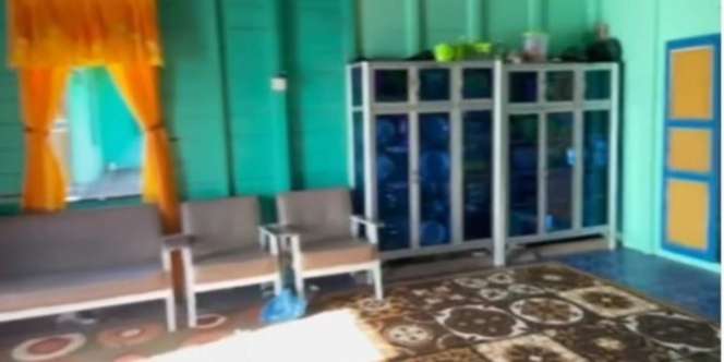 Rumah Apung Sederhana di Natuna, Pemandangannya Juara Memanjakan Mata