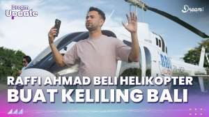 Nikmati Pemandangan Bali ala Sultan Andara Raffi Ahmad