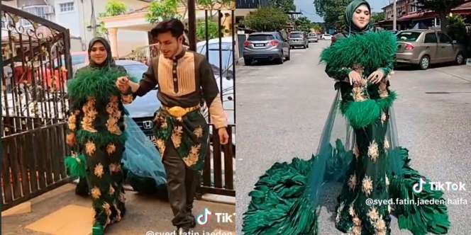 Viral Baju Lebaran Desainnya Heboh Banget, Bisa Nyala hingga 'Nyapu' Jalan, Harganya Bikin Melongo