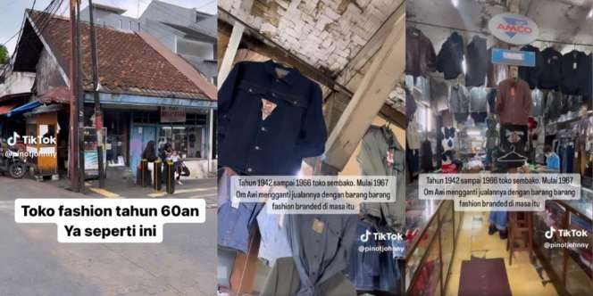 Penampakan Toko Fashion Jadul Berusia 57 Tahun, Plafon Masih Anyaman Bambu, Lantainya Kayak Rumah Tua Zaman Belanda Koleksinya Bikin Melongo