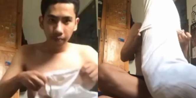 Viral Cara Unik Ganti Sarung Bantal dalam Hitungan Detik, Cuma Modal Gigi
