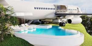 Potret Boeing 737 Eks Mandala Airline Disulap Jadi Villa di Bali, Tarif per Malam Cuma Buat Si Kantong Tebal