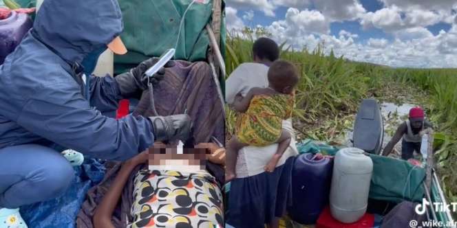 Viral Video Perjuangan Nakes Tangani Ibu Hamil di Pedalaman Papua, Naik Perahu hingga Lewati Rawa-rawa Demi Bawa ke Rumah Sakit