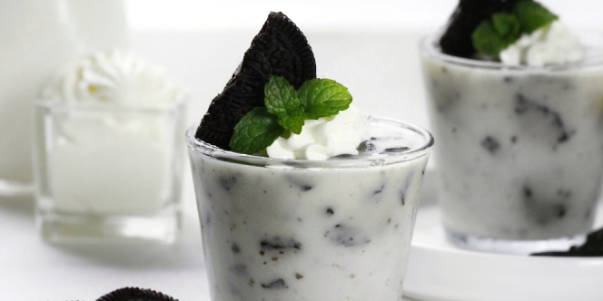 Puding Biskuit Dingin, Bikin Fresh di Cuaca Panas