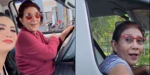 Momen Susi Pudjiastuti Jadi Sopir Mobil Pikap, Penumpangnya Anak-Anak sampai Artis