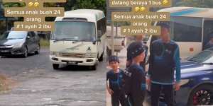 Viral Pria Bawa 2 Istri dan 23 Anak Naik Bus untuk Lebaran, Keluarga yang Dikunjungi Heboh