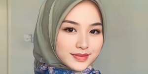 Tutorial Hijab Motif Anggun Menutup Dada, Praktis Banget