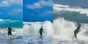 Buktikan Larangan Pakai Baju Hijau di Pantai Selatan Cuma Mitos, Pemuda Nekat Ini Malah Tuai Kecaman: Bukan Masalah Mitosnya Tapi..