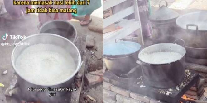 Detik-Detik Warga Panik Masak Nasi Selama 7 Jam Tak Kunjung Matang, Setelah Dipanggil Pak Kiai Ini yang Terjadi