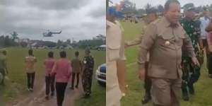 Kalang Kabut Perbaiki Jalan Sebelum Disidak Jokowi, Gubernur Lampung Malah Dicibir Netizen Gegara Tinjau Lokasi Pakai Helikopter