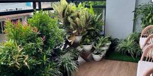 Balkon Rasa Taman, Dekorasi Penuh Tanaman Jadi Asri Banget