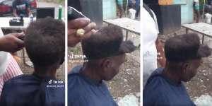 Ditonton 21 Juta dan Bikin Terkecoh: Dikira Pakai Topi Beneran, Ternyata Rambut Model Terbaru Hasil Pangkas di Tukang Cukur Bawah Pohon