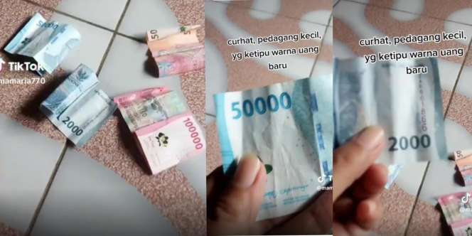 Pedagang Kecil Terancam Gulung Tikar, Sering Salah Kira Uang Rp5 Ribu dengan Rp100 Ribu Lantaran Warna yang Nyaris Sama