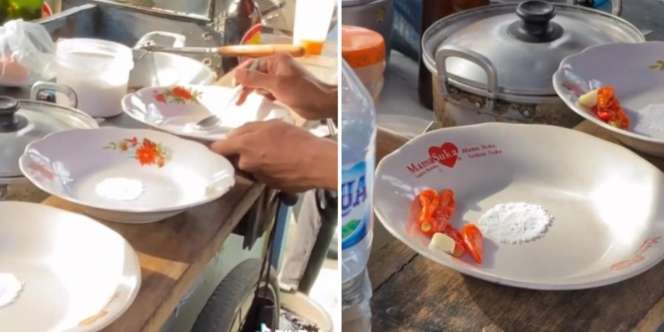 Di Luar Kebiasaan! Penjual Ketoprak Perfeksionis Ini Racik Bumbu dan Bahan-bahannya Rapi Banget, Sampai ke Urusan Platingnya