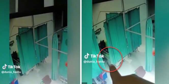 Bikin Merinding! Kamera CCTV Rumah Sakit Rekam Penampakan Bayangan Putih Transparan Keluar Masuk Ruang Perawatan Pasien
