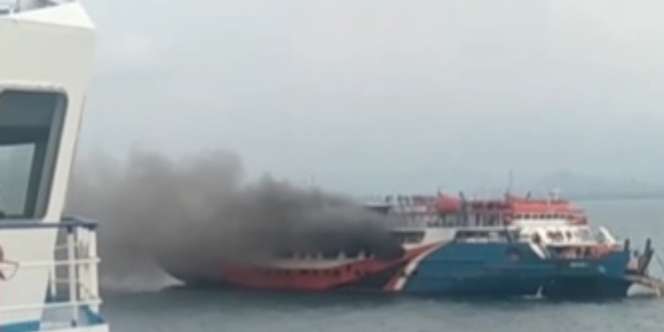 Video Detik-Detik Mencekam KMP Royce 1 Terbakar di Selat Sunda, Begini Nasib 275 Penumpangnya