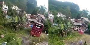 Kecelakaan Bus di Tegal Diduga Akibat Tuas Rem Dimainkan Anak-anak