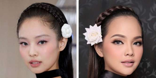 Recreate Makeup Jennie Blackpink di Met Gala di Wajah Indonesia