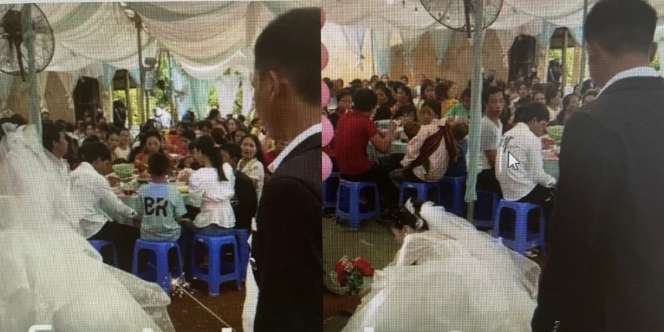 Viral Pengantin Wanita Terjatuh di Hari Pernikahan, Mempelai Pria Justru Tertawa dan Tak Menolong