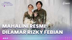 Detik-detik Mahalini Dilamar Rizky Febian