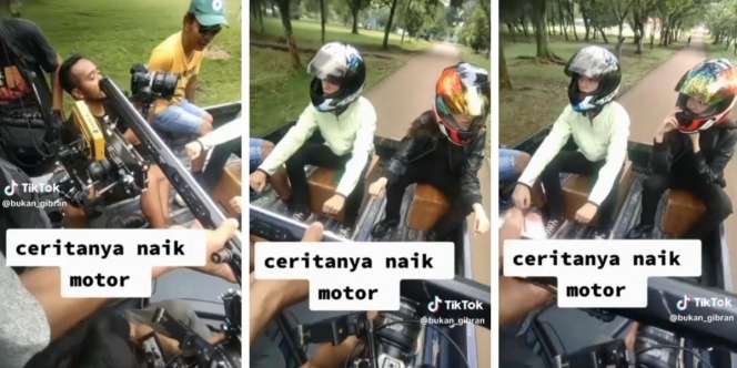 Ngakak! Ternyata Begini Behind The Scene Naik Motor Beriringan di Sinetron, Pantas Bisa Naik Motor Gede dengan Lancar