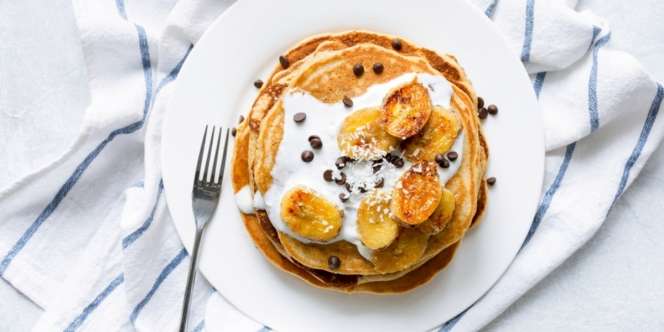 Bikin Pancake Sehat Cuma dengan 3 Bahan