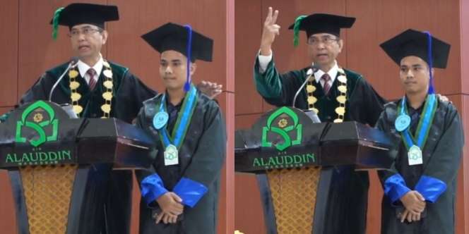 Mahasiswa UIN Alaudin Makassar Bikin Iri Rektor Usai Diterima 2 Kampus Terbaik Dunia