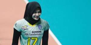 Style Wilda Nurfadhilah, Atlet Voli Berhijab Kebanggaan Indonesia Mencuri Perhatian Dunia 