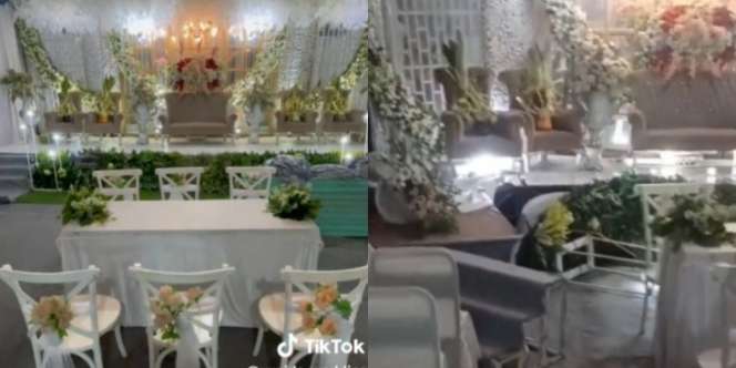 Cobaan Pesta Pernikahan Dekorasi Pelaminan Hancur Saat Hari H Resepsi, Ditabrak Mantan Subuh-Subuh