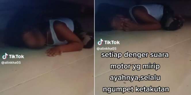 Kisah Pilu Bocah Perempuan yang Selalu Ngumpet Ketakutan Tiap Dengar Suara Motor Ayahnya, Alasannya Bikin Sedih Sekaligus Geram