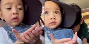 Rayyanza Lagi Berdoa Diganggu Rafathar: No, No