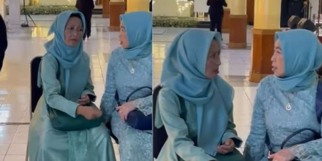 Viral Video Emak-Emak Asyik Ngobrol di Kondangan, Netizen Jadi Penasaran