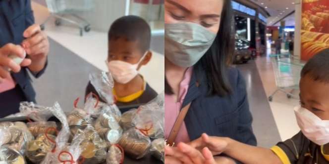 Diajak Anaknya ke Toko Emas, Ibu Syok Dibelikan Cincin Bayar Pakai Uang Receh