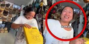 Nekat Beli Donat Tanpa Lihat Bentuknya, Wanita Ini Menangis Setelah Tahu Isinya