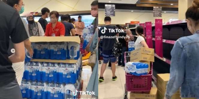 Warga Malaysia Panic Buying Air Minum Kemasan, Ini Penyebabnya